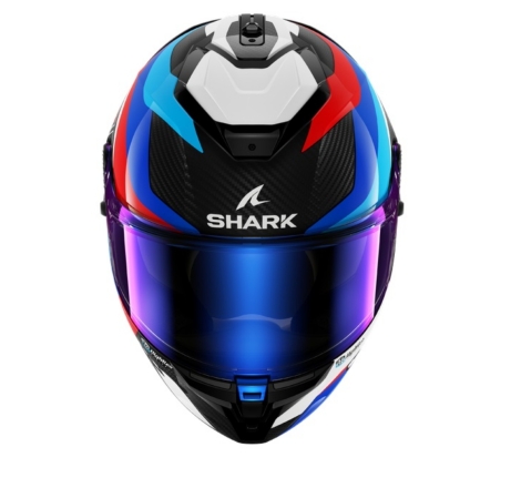 Casco Integrale Shark SPARTAN GT PRO CARBON Guintolini Carbonio Blu Rosso