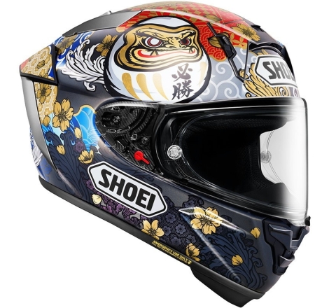 Casco Shoei integrale X-SRP Pro Motegi 5 TC-1 Blu Oro