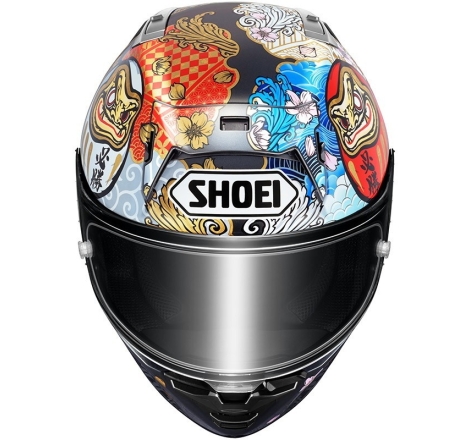 Casco Shoei integrale X-SRP Pro Motegi 5 TC-1 Blu Oro