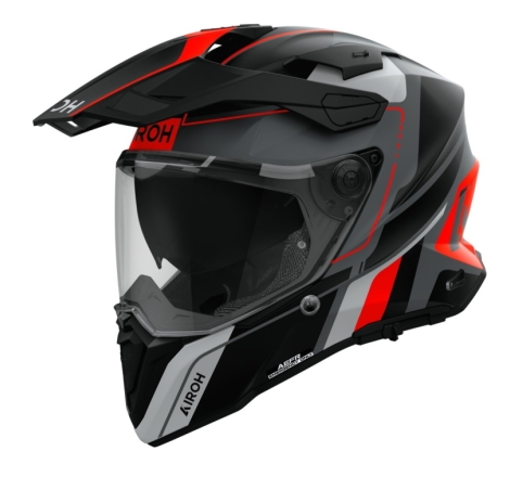 Casco Enduro Airoh Commander 2 Skip Opaco Arancio