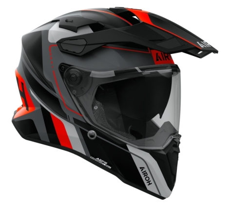 Casco Enduro Airoh Commander 2 Skip Opaco Arancio