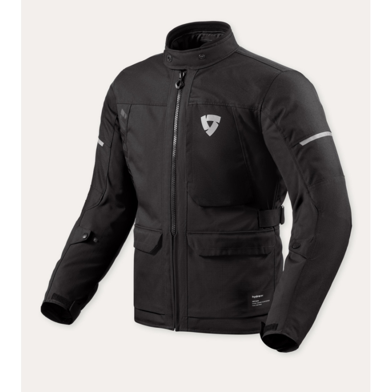 Giacca moto in tessuto Rev'it CONVERGENT H2O 3 Strati Nero