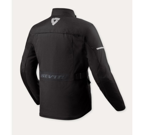 Giacca moto in tessuto Rev'it CONVERGENT H2O 3 Strati Nero