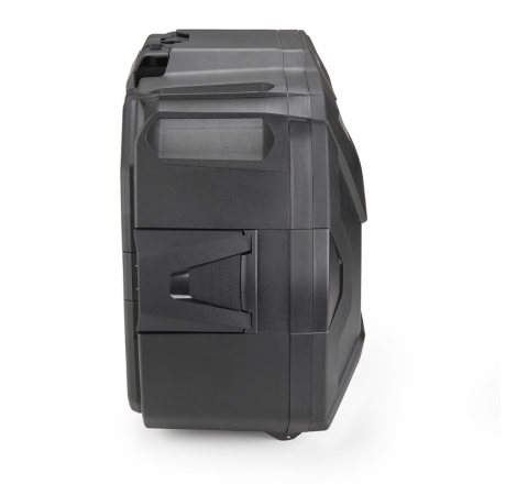 Valigia moto Laterale o Bauletto Givi XP01PBA Xspace Espandibile da 27 a 36 LT Effetto Alluminio Nero