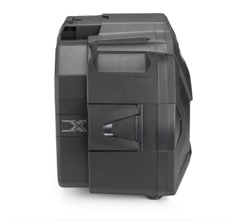 Valigia moto Laterale o Bauletto Givi XP01PBA Xspace Espandibile da 27 a 36 LT Effetto Alluminio Nero