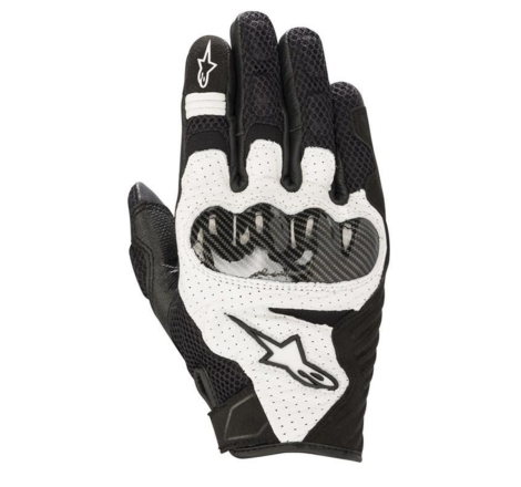Guanti Moto Tessuto Alpinestars Smx-1 V2 Air Nero Bianco