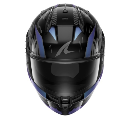 Casco Integrale Shark D-SKWAL 3 Streetrush Nero Verde Cromo