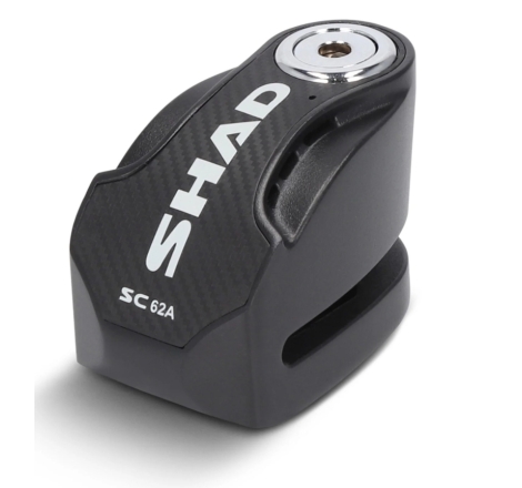 Lucchetto Shad SC62A freno a disco perno 10mm con allarme integrato Nero