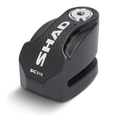 Lucchetto Shad SC61A freno a disco perno 6mm con allarme integrato Nero