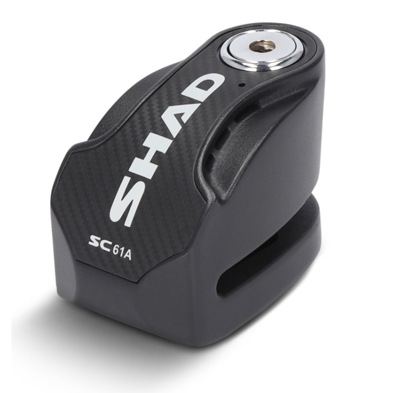 Lucchetto Shad SC61A freno a disco perno 6mm con allarme integrato Nero