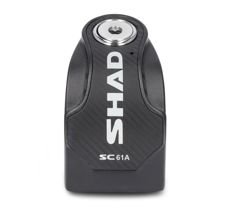 Lucchetto Shad SC61A freno a disco perno 6mm con allarme integrato Nero