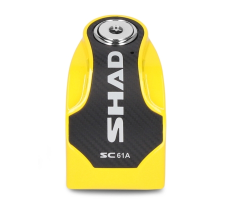 Lucchetto Shad SC61A freno a disco perno 6mm con allarme integrato Giallo
