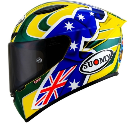 Casco Integrale Suomy Track-1 Troy Bayliss Replica 2005