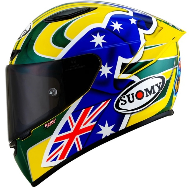 Casco Integrale Suomy Track-1 Troy Bayliss Replica 2005