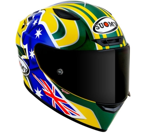 Casco Integrale Suomy Track-1 Troy Bayliss Replica 2005