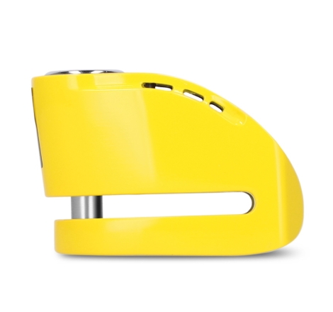 Lucchetto Shad SC62A freno a disco perno 10mm con allarme integrato Giallo
