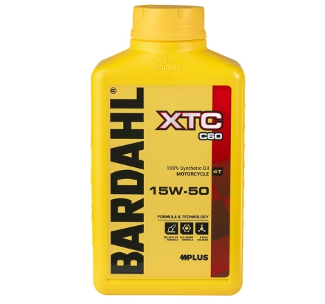 Olio Motore 4T Bardahl XTC C60 15W-50 100% Sintetico 1 LT