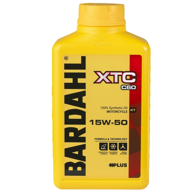 Olio Motore 4T Bardahl XTC C60 15W-50 100% Sintetico 1 LT