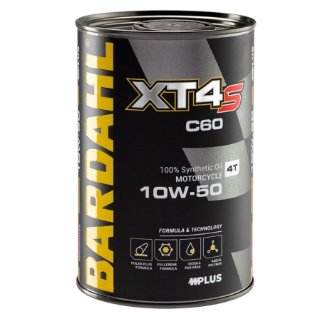 Olio Motore 4T Bardahl XT4-S C60 10W-50 100% Sintetico 1 LT