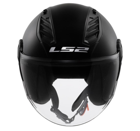 Casco Jet LS2 OF616 Airflow II Nero Lucido