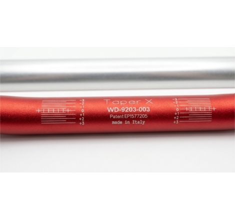 Manubrio Off-Road Motard WRP Taper-X Replica Ø 28,6mm Rosso