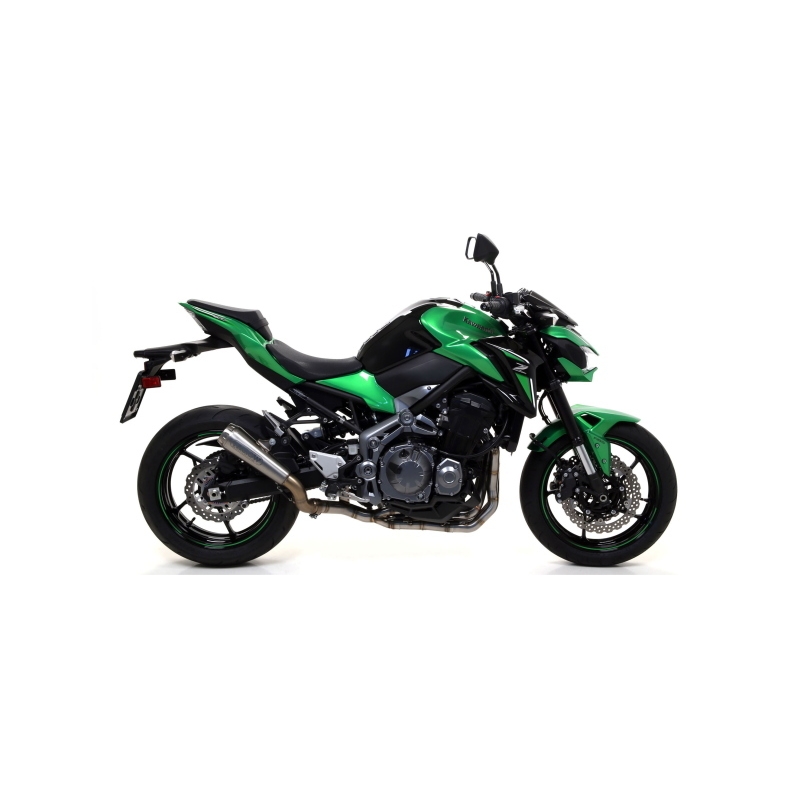 Collettori 4:2:1 Inox Decatalizzatore Kawasaki Z900 '17 Ric.Originale + Ric. Arrow