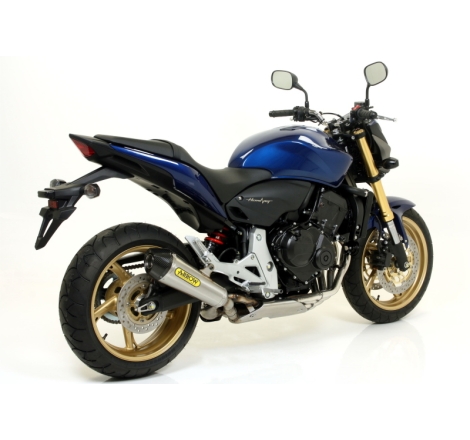 Marmitta Inox X-Kone Honda Cb 600 F Hornet'07-13 Con Fond.Carby Omologata