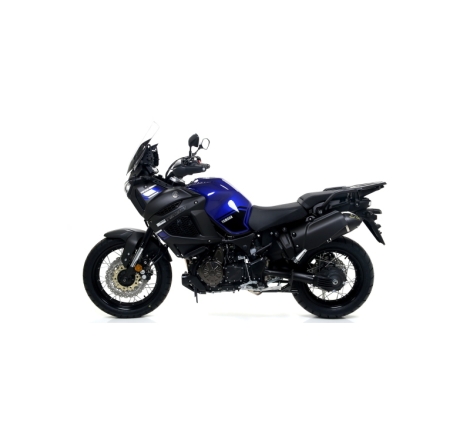 Marmitta Omologata Maxi Race-Tech Alluminio Dark Con Fond.Carby Yamaha Xt 1200Z '10/16