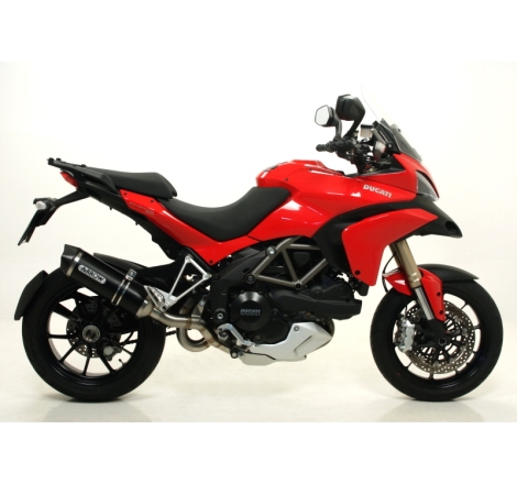 Marmitta Alluminio Race-Tech Ducati 1200Multistrada'10-11 / Diavel'11 / Monster 1200'14 Con Fond.Carby Ric.Arrow