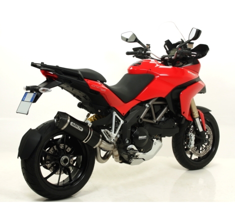 Marmitta Alluminio Race-Tech Ducati 1200Multistrada'10-11 / Diavel'11 / Monster 1200'14 Con Fond.Carby Ric.Arrow