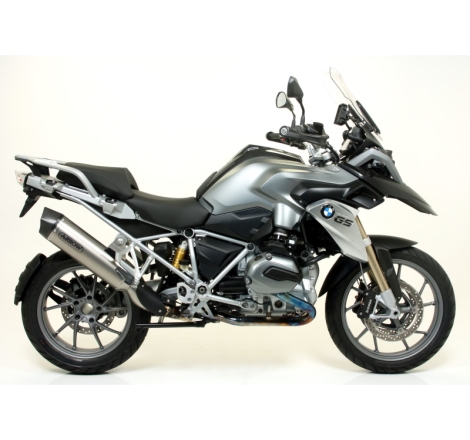 Marmitta Tit.Maxi Race-Tech Bmw R 1200 Gs'13 R 1250 Gs 19/20 Con Fondello Carbyric. Orig. + Ric.Arrow Omologata