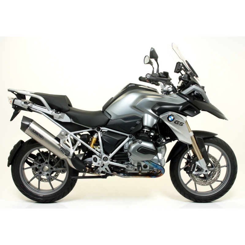 Marmitta Tit.Maxi Race-Tech Bmw R 1200 Gs'13 R 1250 Gs 19/20 Con Fondello Carbyric. Orig. + Ric.Arrow Omologata