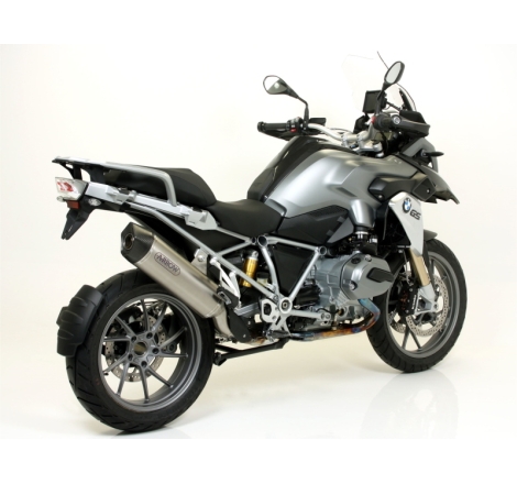 Marmitta Tit.Maxi Race-Tech Bmw R 1200 Gs'13 R 1250 Gs 19/20 Con Fondello Carbyric. Orig. + Ric.Arrow Omologata