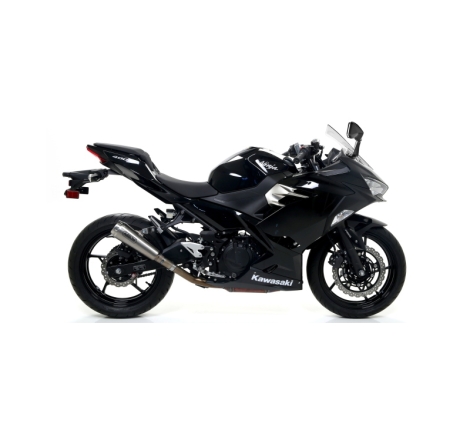 Marmitta Omologata Pro-Race Nichrom Kawasaki Ninja 400 '18 Ric.Originale + Ric.Arrow