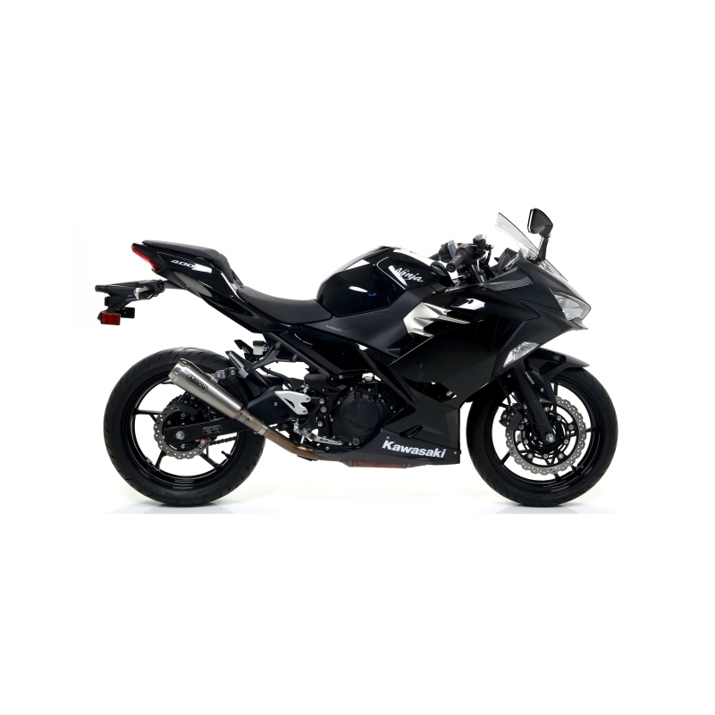 Marmitta Omologata Pro-Race Nichrom Kawasaki Ninja 400 '18 Ric.Originale + Ric.Arrow