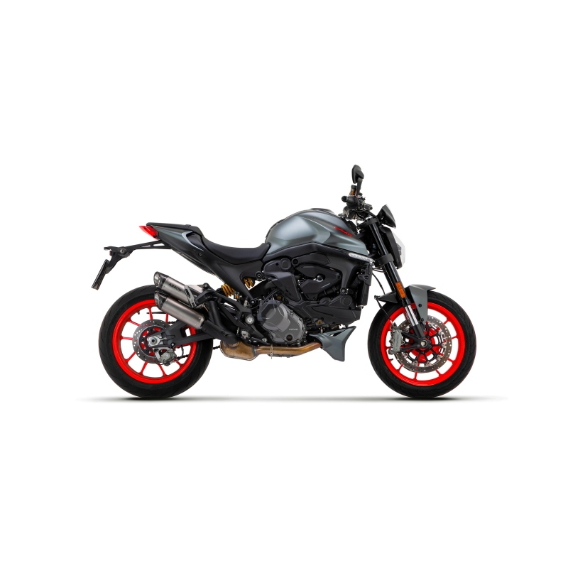 Raggruppamento 2:1 Racing Dekat Inox Ducati Monster 937 '21/22 Ric.Originale + Ric.Arrow