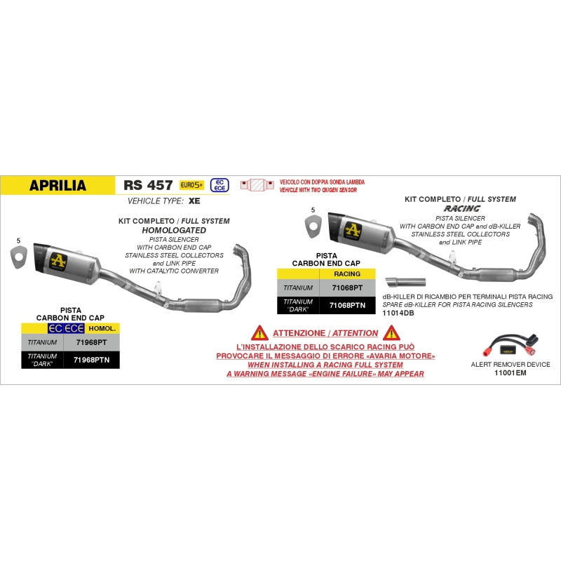 Silenziatore Meccanico Ø35 Per Marmitte Pista Ø45Mm