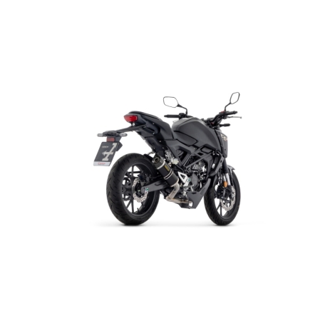 Kit Racing Collettore + Silenziatore Thunder Alluminio Dark Per Honda Cb 125R E5+ 2024