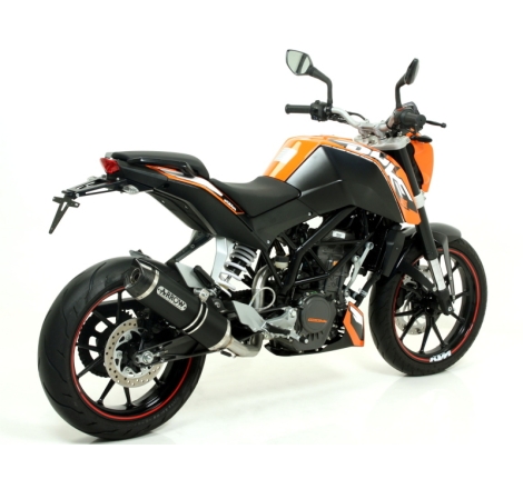 Marmitta Alluminio Dark Thunder Ktm Duke125'11 / Ktm Duke 200'12-13 C/Fond.Carbyric.Arrow Omologata
