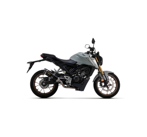 Kit Collettore + Terminale Thunder Alluminio Dark Con Fond.Carby Honda Cb 125R '21