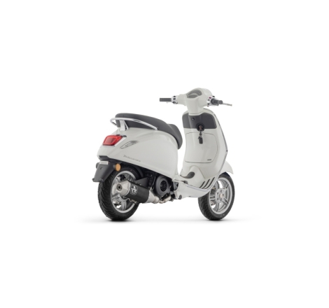 Kit Collettore Racing + Terminale Indy Alluminio "Dark" Per Vespa Primavera / Sprint 125 '24/'25