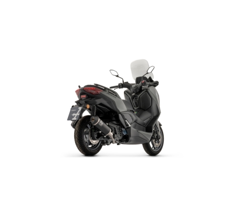 Kit Completo Con Silenziatore Urban In Alluminio "Dark" Per Yamaha X-Max 125 E5+ 2025/2006
