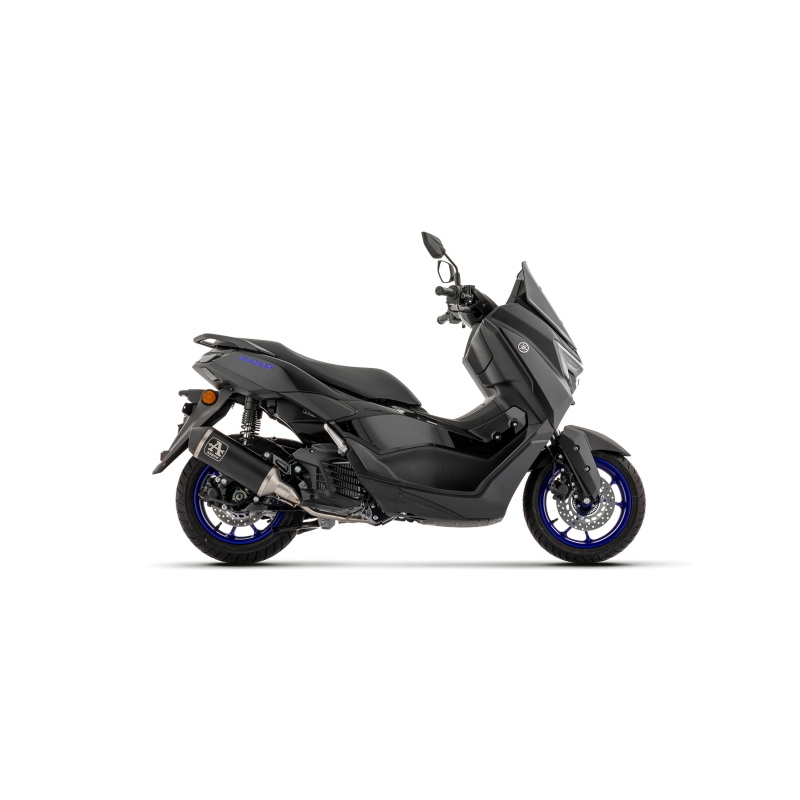 Kit Completo Con Silenziatore Urban In Alluminio "Dark" Per Yamaha N-Max 125 E5+ 2025/2006