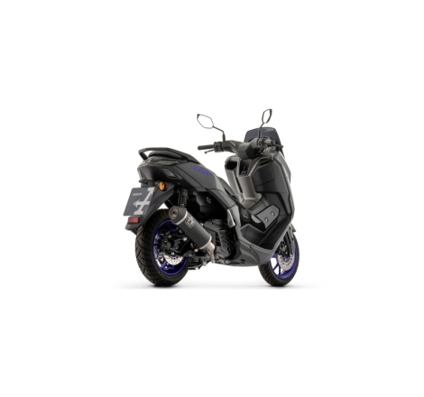 Kit Completo Con Silenziatore Urban In Alluminio "Dark" Per Yamaha N-Max 125 E5+ 2025/2006