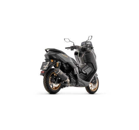 Kit Completo Con Silenziatore Urban In Alluminio "Dark" Per Yamaha N-Max 155 E5+ 2025/2006