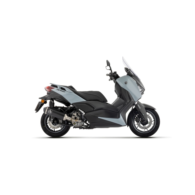 Kit Silenziatore Racing Urban Alluminio "Dark" + Raccordo Inox Yamaha X-Max 300 E5+ '25/'26