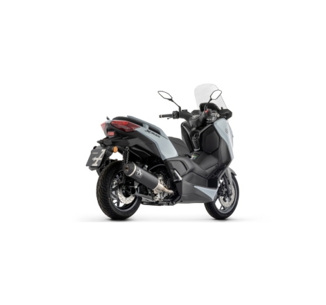 Kit Silenziatore Racing Urban Alluminio "Dark" + Raccordo Inox Yamaha X-Max 300 E5+ '25/'26
