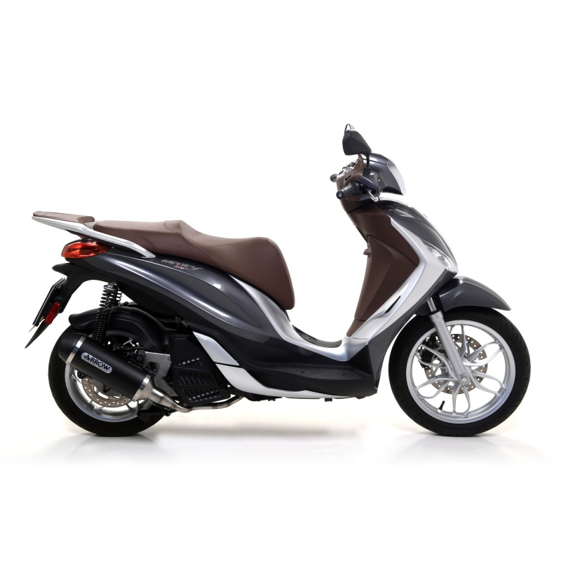 Collettore Acc.Inox Maxi Scooter Piaggiomedley 125/150 '16/20 Ric.Arrow Catalitico Omologato