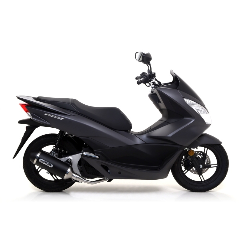 Marmitta Urban Alluminio Dark Honda Pcx 125 '12/17 - Pcx 150 '12/16 Ric.Arrow Omologata