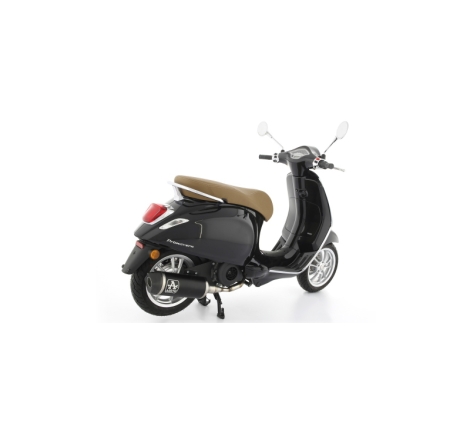 Marmitta Omologata Urban Alluminio Dark Vespa Primavera/Sprint 125 '21 (Euro 5) Con Fondello Carby Ricambio Arrow